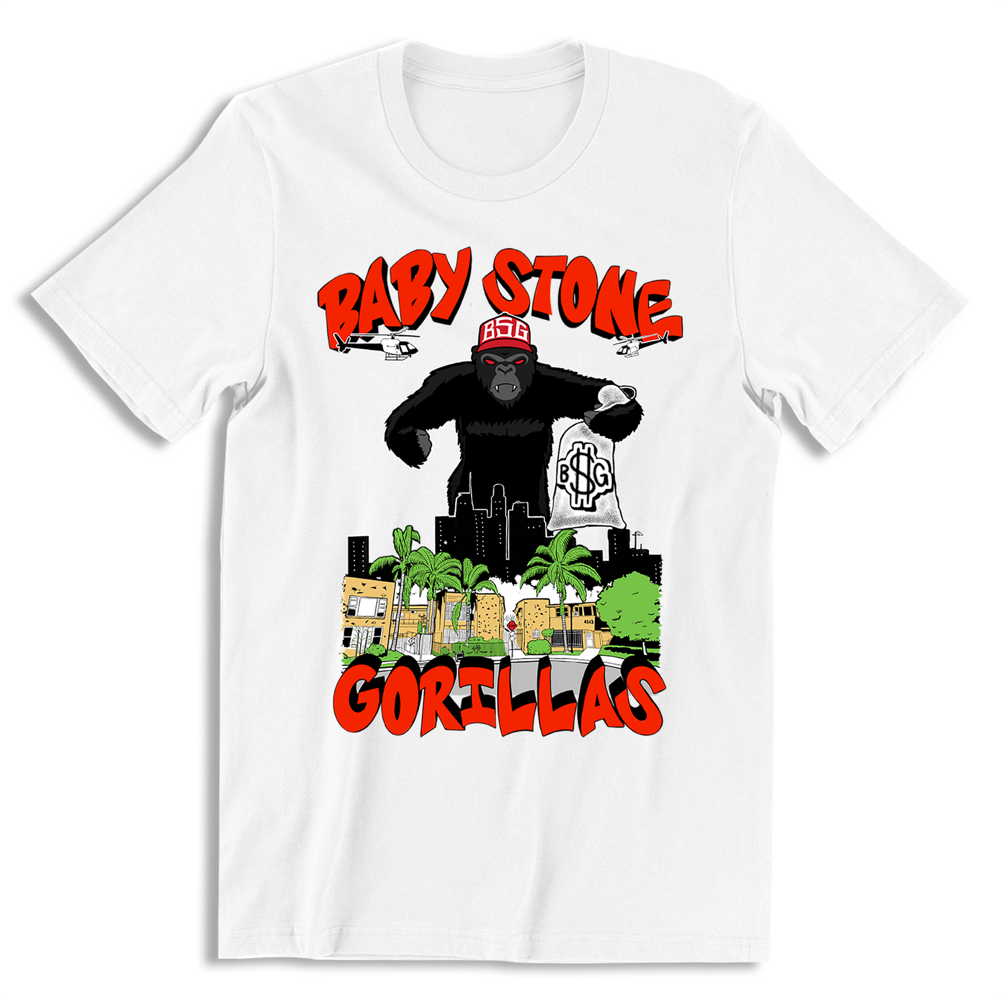 BSG King Kong Tee - White