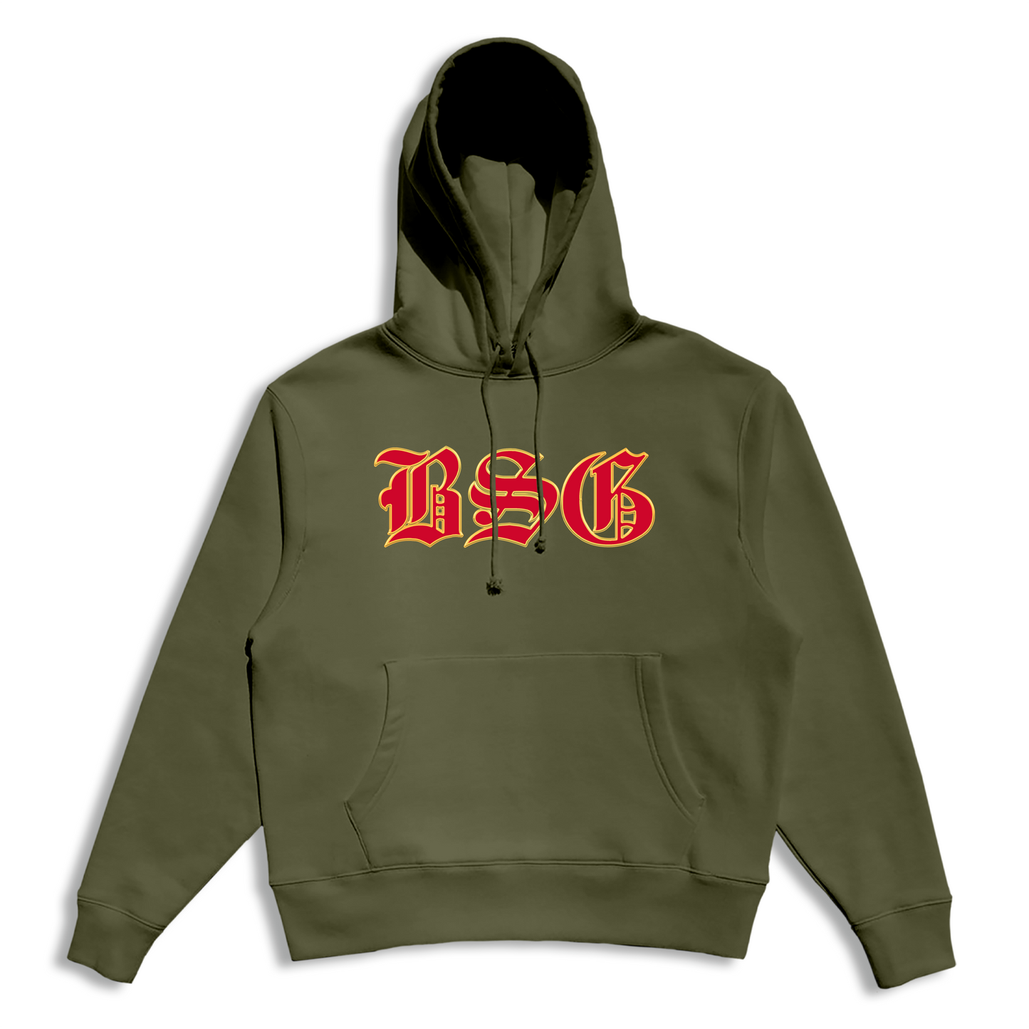 BSG Flame Hoodie - Forest Green